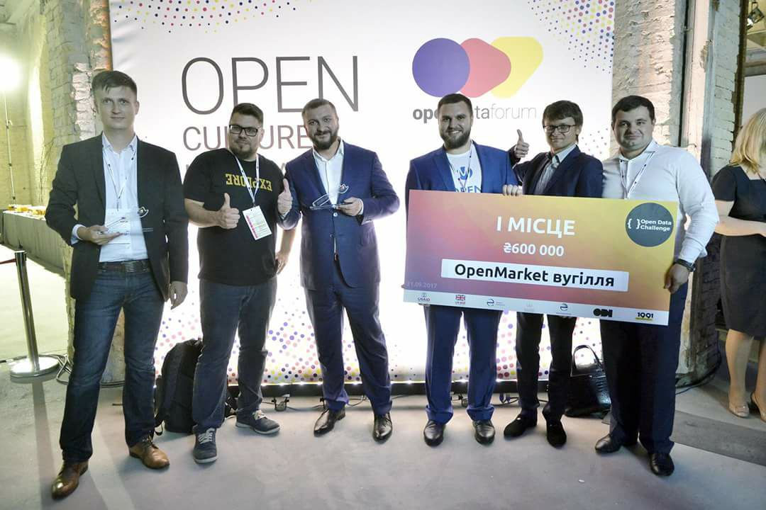 OpenMarket (CЕТАМ) став переможцем Всеукраїнського конкурсу проектів Open Data Challenge  - Фото